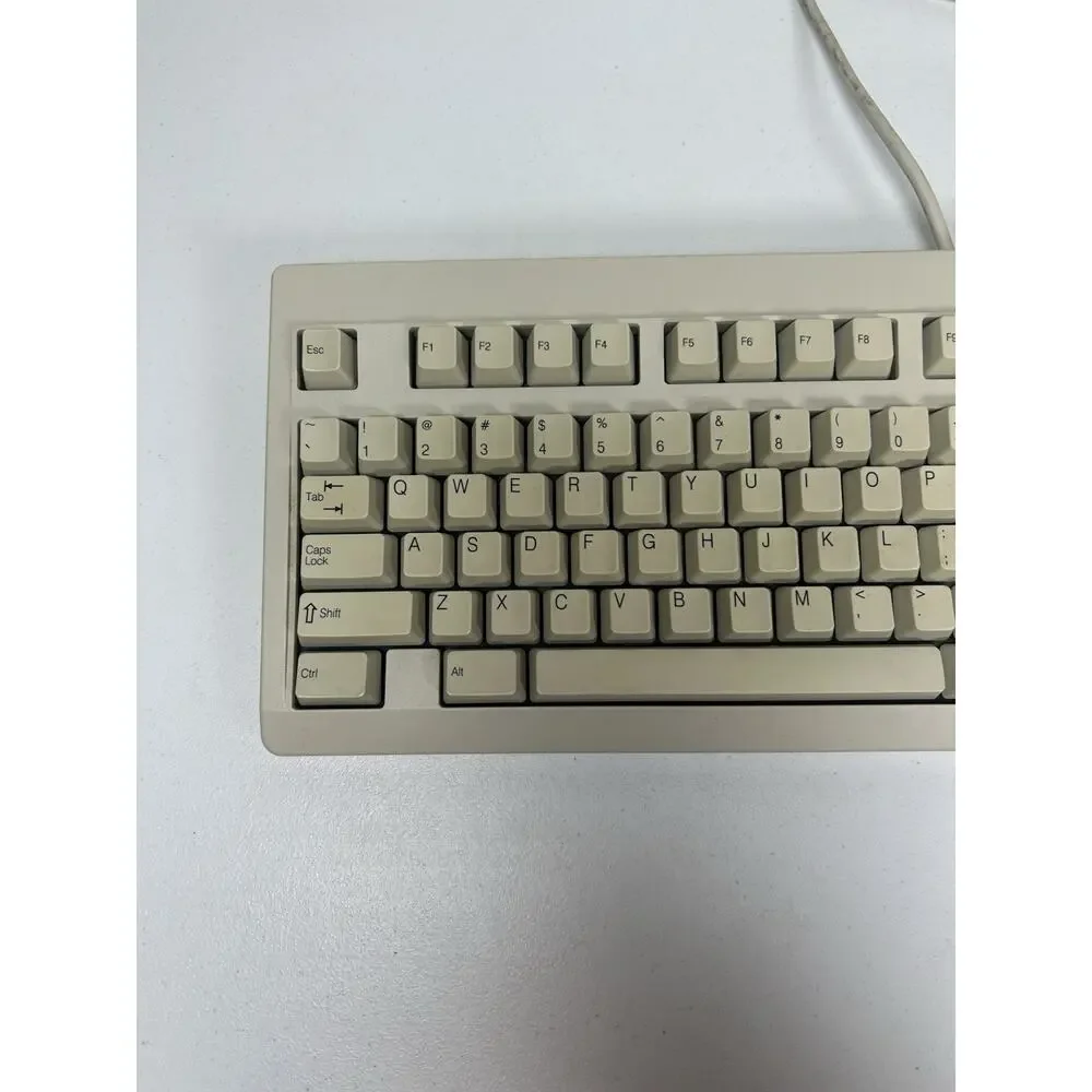 Vtg Compaq RT101 Keyboard Mechanical Clicky Wired P/S Connection Retro Computer